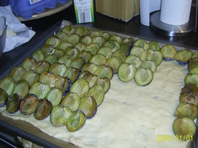 Kuchen: Marzipan-Pflaumen-Schnitten..... - Rezept - Bild Nr. 2