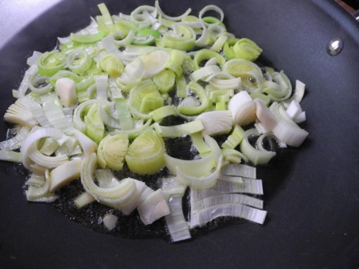 Vegan : Bunte Pfanne mit Gemüse und Spaghetti - Rezept - Bild Nr. 3