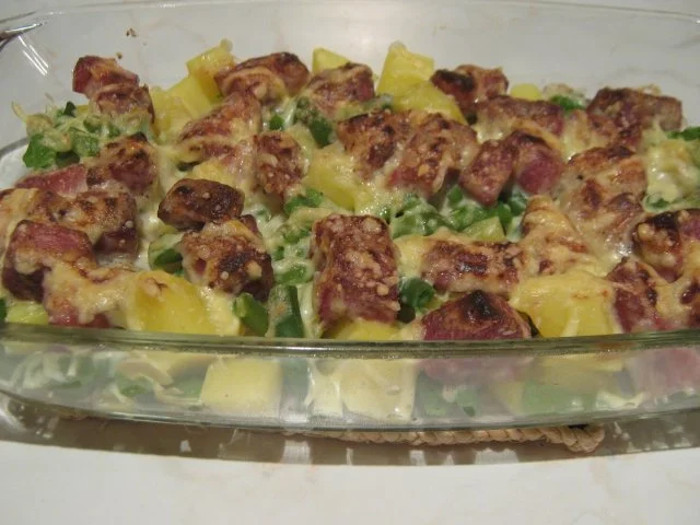 Kassler-Bohnen-Kartoffeln-Auflauf - Rezept - Bild Nr. 2