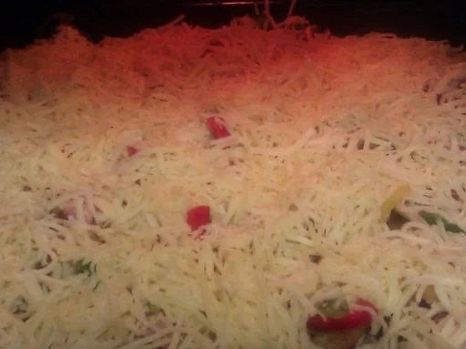 Westernkartoffeln mit Gemüse und Käse überbacken - Rezept - Bild Nr. 5