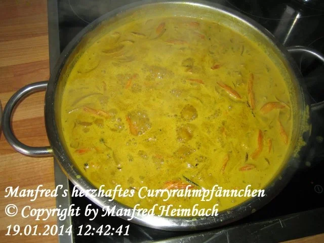 Fleisch – herzhaftes Curryrahmpfännchen a’la Manfred - Rezept - Bild Nr. 5
