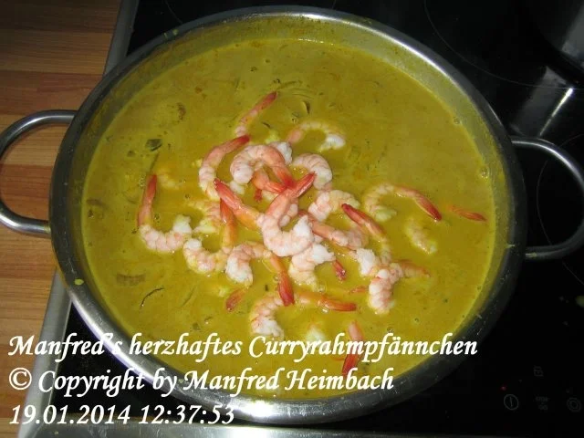 Fleisch – herzhaftes Curryrahmpfännchen a’la Manfred - Rezept - Bild Nr. 6