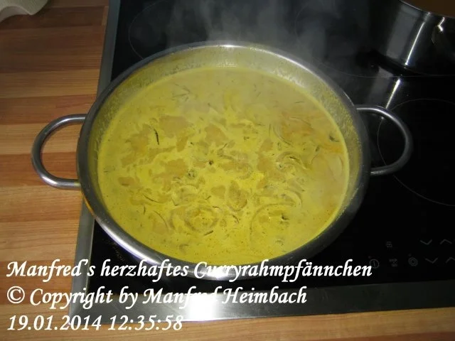Fleisch – herzhaftes Curryrahmpfännchen a’la Manfred - Rezept - Bild Nr. 8