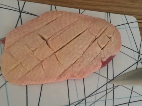 Entenbrust mit gespicktem Grünkohl und Kartoffelpüree - Rezept - Bild Nr. 2