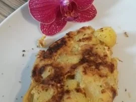 Rezept: süß-salziges Kartoffel-Omelett süß-salziges Kartoffel-Omelett - Rezept