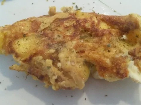 Rezept: süß-salziges Kartoffel-Omelett Bild Nr. 6 süß-salziges Kartoffel-Omelett - Rezept - Bild Nr. 6