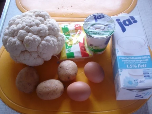 Rezept: Blumenkohlauflauf Bild Nr. 2 Blumenkohlauflauf - Rezept - Bild Nr. 2