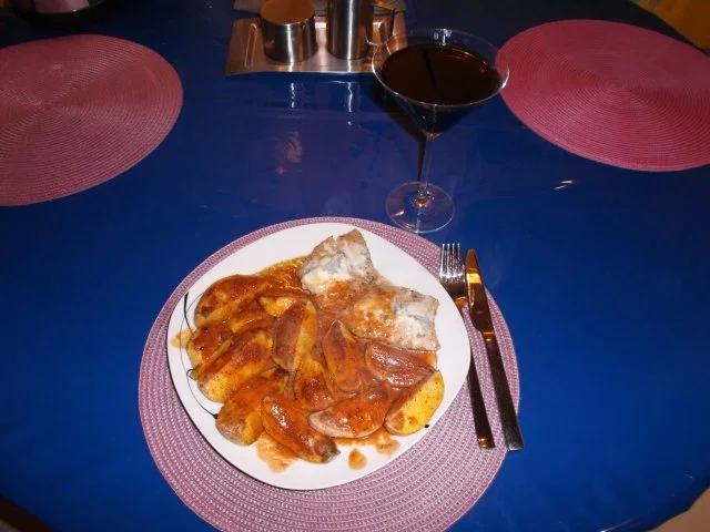 Rezept: Fisch: Kabeljau mit karib. Kartoffelspalten Bild Nr. 15 Fisch: Kabeljau mit karib. Kartoffelspalten - Rezept - Bild Nr. 15