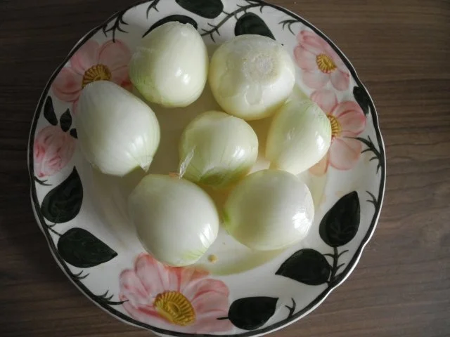 Vegan : Kartoffelstampf auf Zwiebel - Rosenkohl - Bett - Rezept - Bild Nr. 4