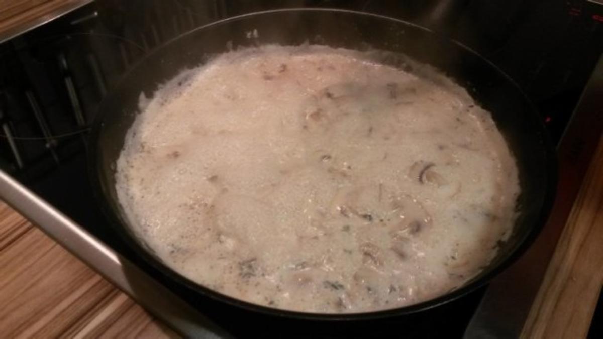 Cremige Champignon-Nudeln - Rezept - Bild Nr. 3