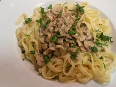 Cremige Champignon-Nudeln - Rezept - Bild Nr. 6