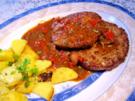 Hamburger mit Teufels-Soße - Rezept