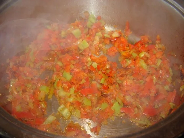 Bulgur mit Gemüse und Fleisch - Rezept - Bild Nr. 9