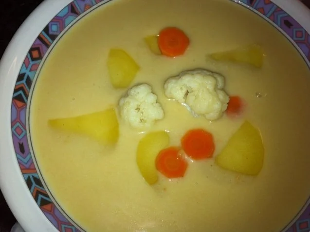 Blumenkohl-Kartoffel-Rahmsuppe - Rezept