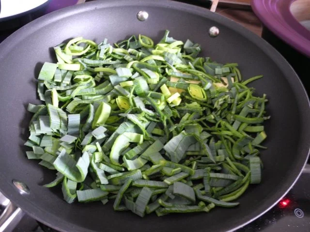 Vegan : Zwiebel - Kartoffel - Salat mit Porree - Grünkohl - Rezept - Bild Nr. 8