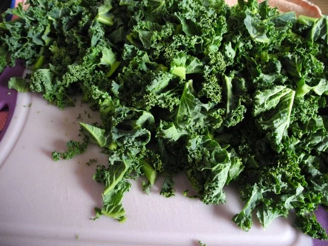 Vegan : Zwiebel - Kartoffel - Salat mit Porree - Grünkohl - Rezept - Bild Nr. 10