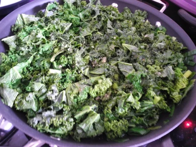 Vegan : Zwiebel - Kartoffel - Salat mit Porree - Grünkohl - Rezept - Bild Nr. 11