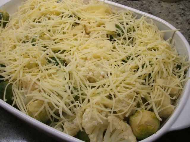 Gemüse: Blumenkohl-Rosenkohl-Gratin - Rezept - Bild Nr. 5