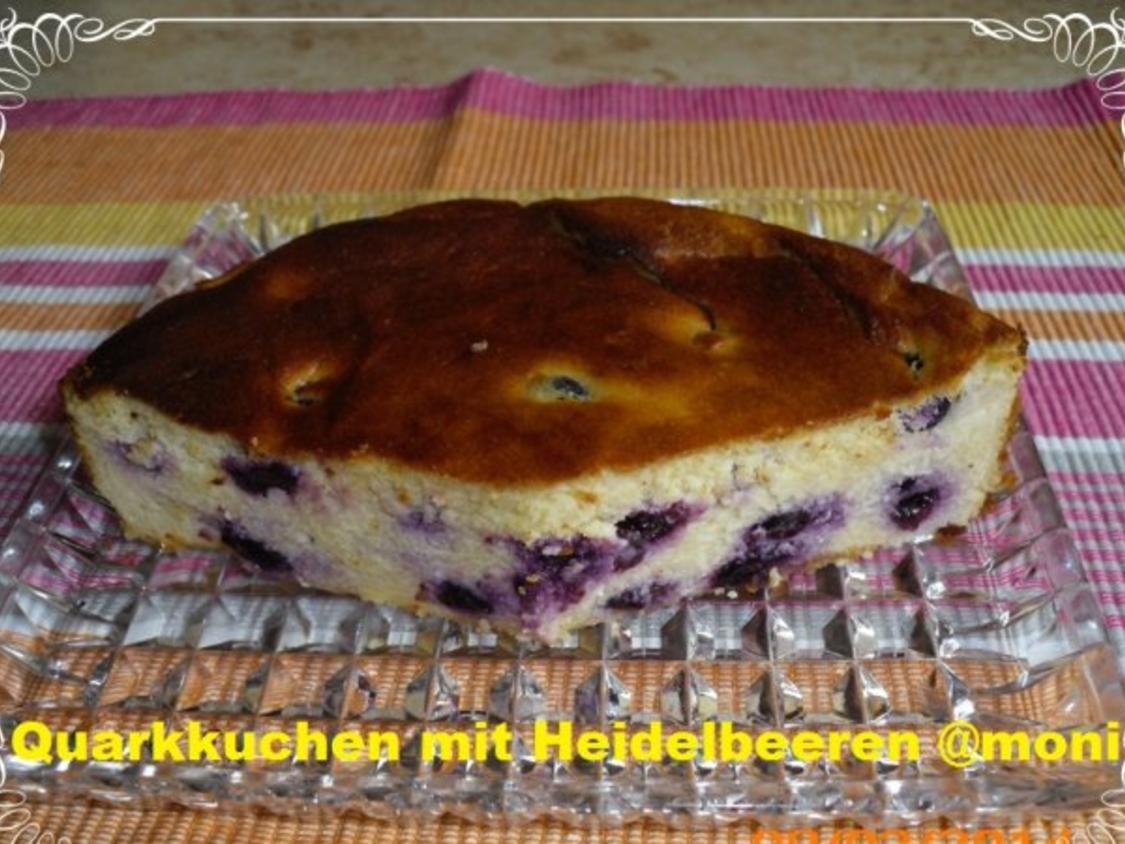 Quarkkuchen mit Heidelbeeren - Rezept mit Bild - kochbar.de