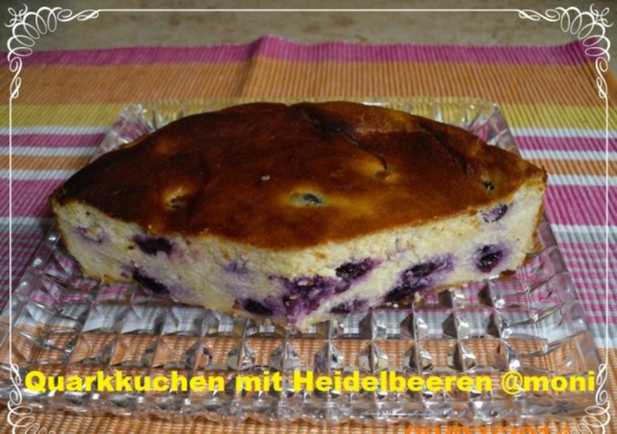 Quarkkuchen mit Heidelbeeren - Rezept Durch moni26