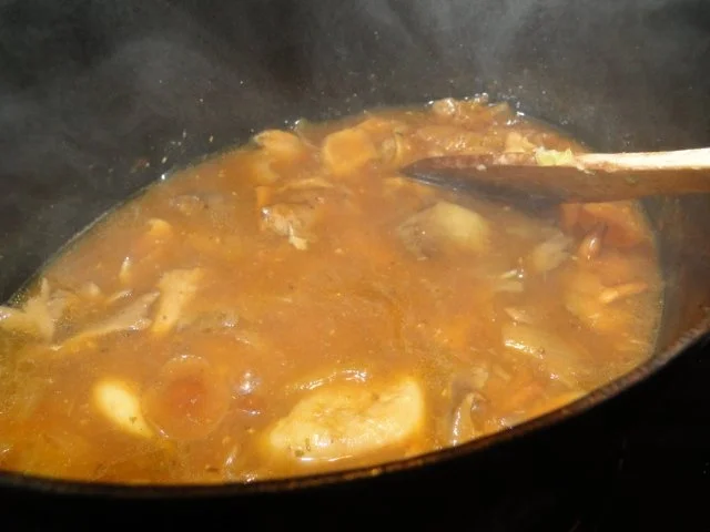 Rezept: Schinkenschweinebraten in Weissweinsauce mit Zwiebeln und Rosenkohl Bild Nr. 11 Schinkenschweinebraten in Weissweinsauce mit Zwiebeln und Rosenkohl - Rezept - Bild Nr. 11