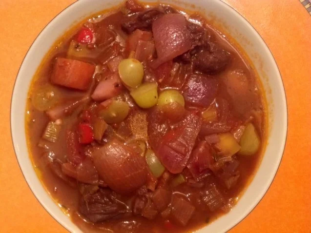 Gulasch mit Weintrauben - Rezept - Bild Nr. 2