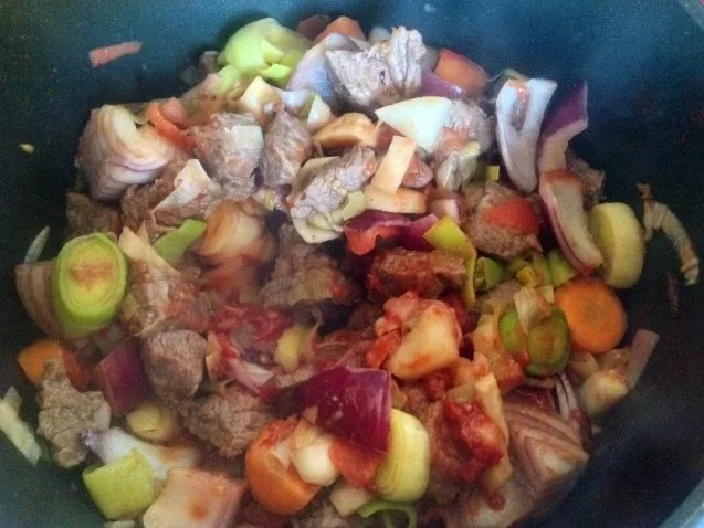 Gulasch mit Weintrauben - Rezept - Bild Nr. 5