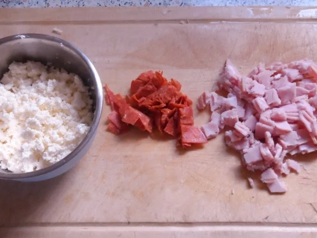 Backen: Bunt gefüllte Blätterteig-Pizza "Calzone" - Rezept - Bild Nr. 3