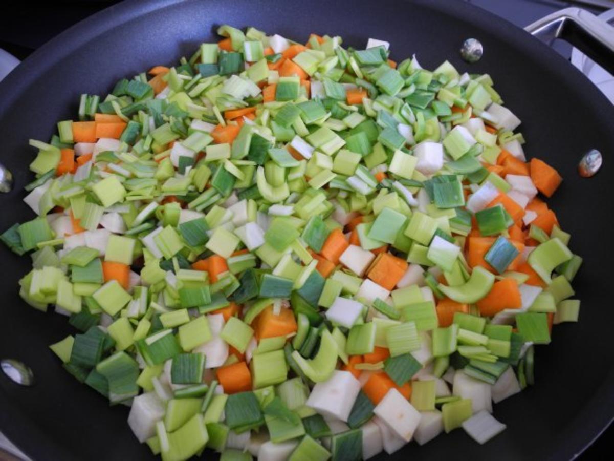 Vegan : Erbsen - Gemüsesuppe mit Vleisch - Rezept - Bild Nr. 11