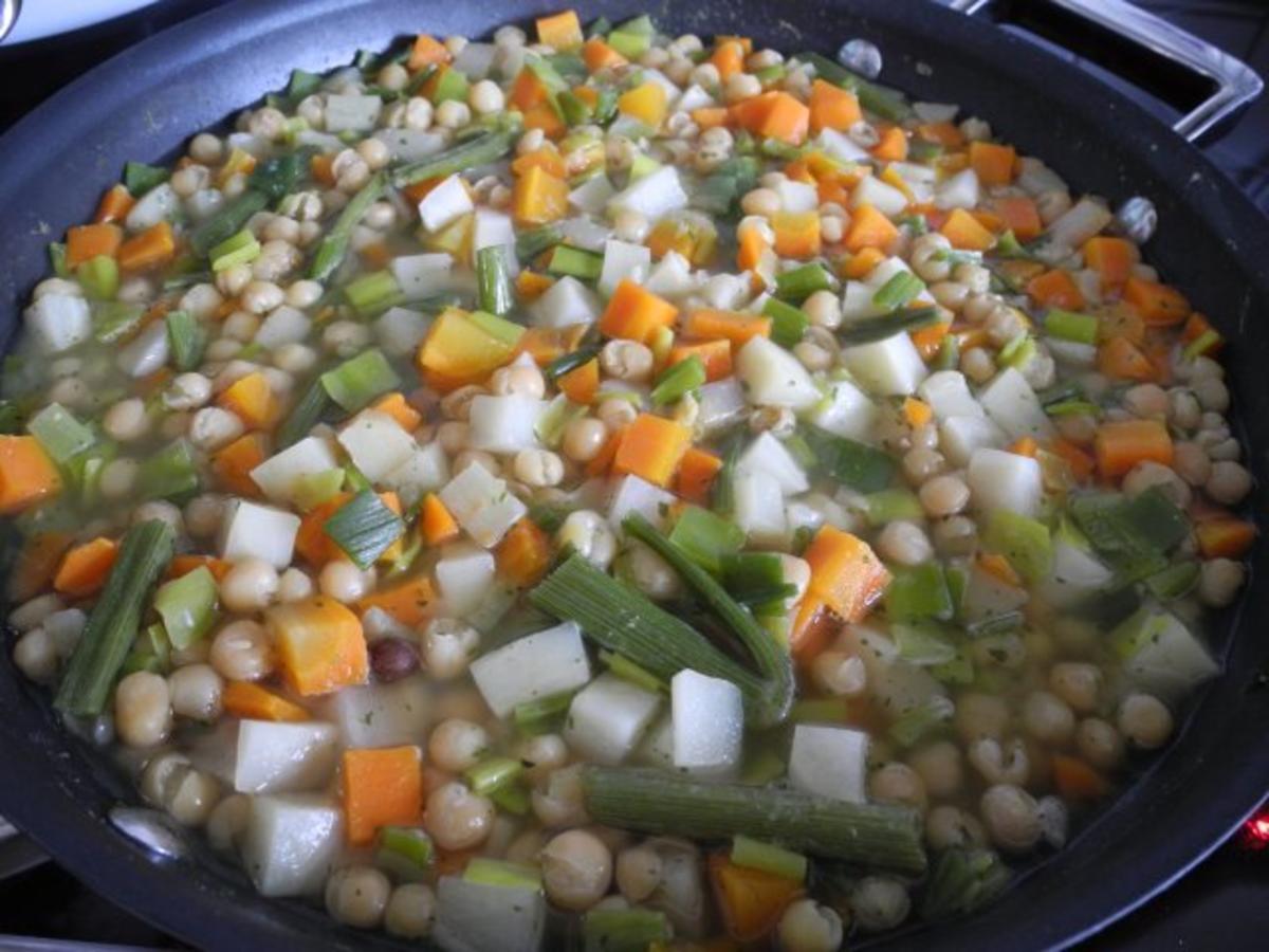 Vegan : Erbsen - Gemüsesuppe mit Vleisch - Rezept - Bild Nr. 15