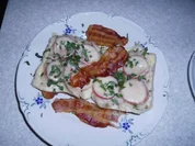 Überbackenes Schinken-Brot - Rezept