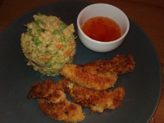 Bratreis mit Ei und Gemüse - Rezept