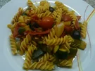 Mediterranes Gemüse mit Nudeln - Rezept