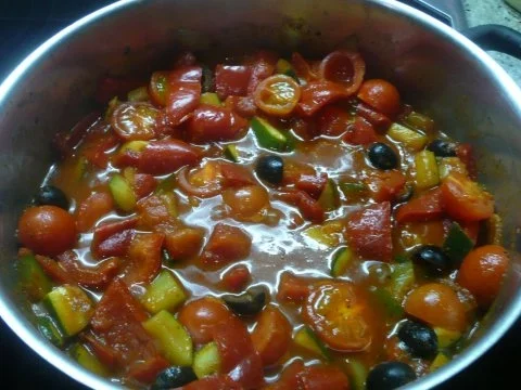 Mediterranes Gemüse mit Nudeln - Rezept - Bild Nr. 4