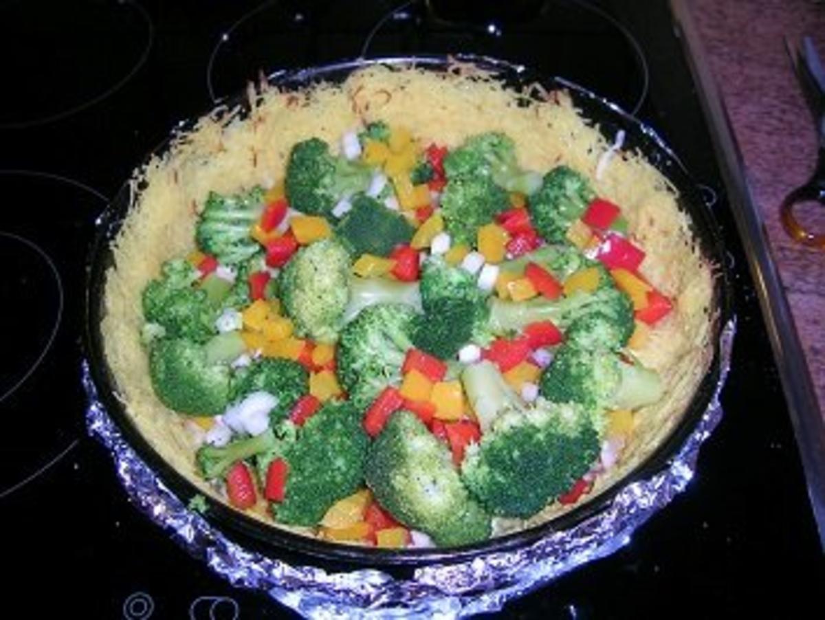 Brokkoli-Kartoffel-Quiche (vegetarische Küche) - Rezept - Bild Nr. 11