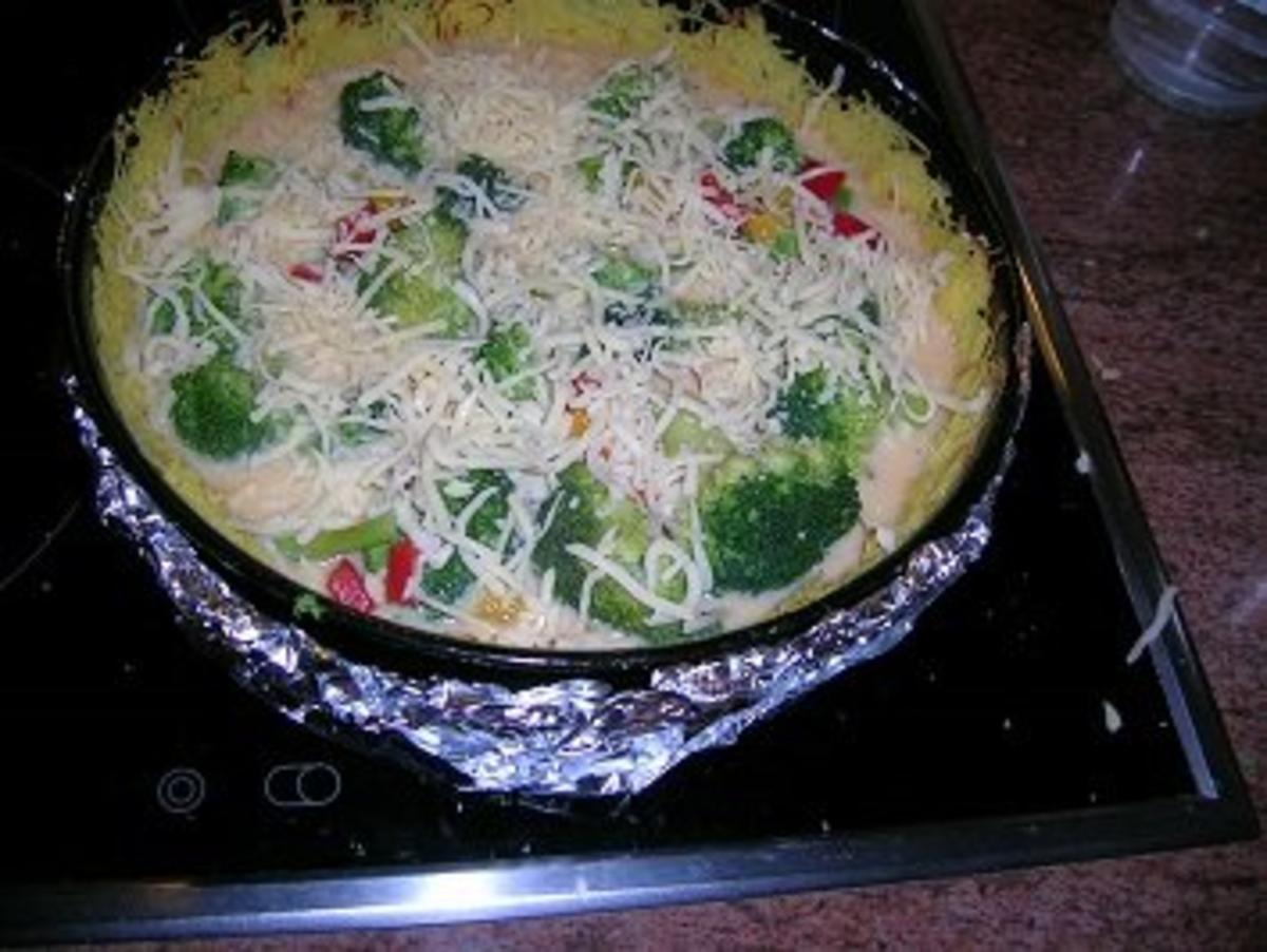 Brokkoli-Kartoffel-Quiche (vegetarische Küche) - Rezept - Bild Nr. 14