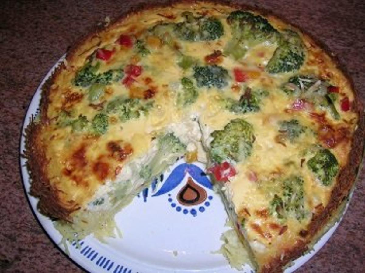 Brokkoli Kartoffel Quiche vegetarische Küche - einfach - von rowiwo