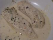 Hähncheninnenfilets in Käsesoße - Rezept