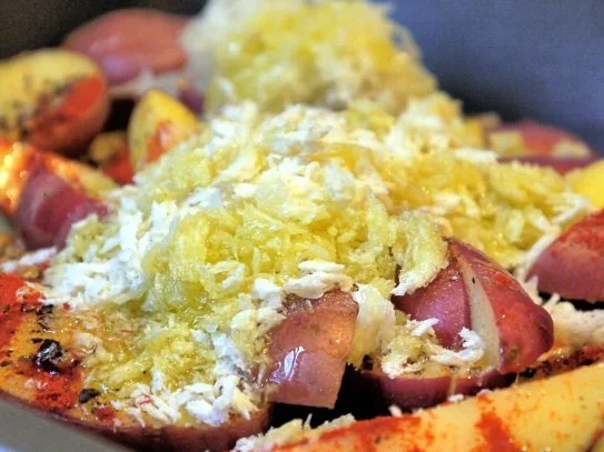 Verschärfte Hähnchennuggets, rauchige Kartoffeln und Pimentos de Padron - Rezept - Bild Nr. 7