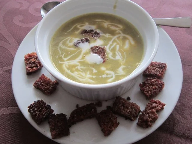 Cremige Erbsensuppe - Rezept