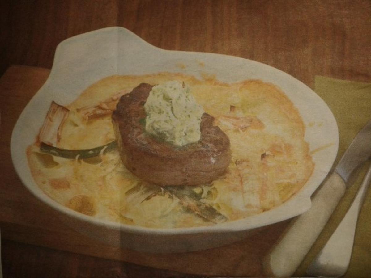 Bilder für Kartoffel-Lauch-Gratin - Rezept