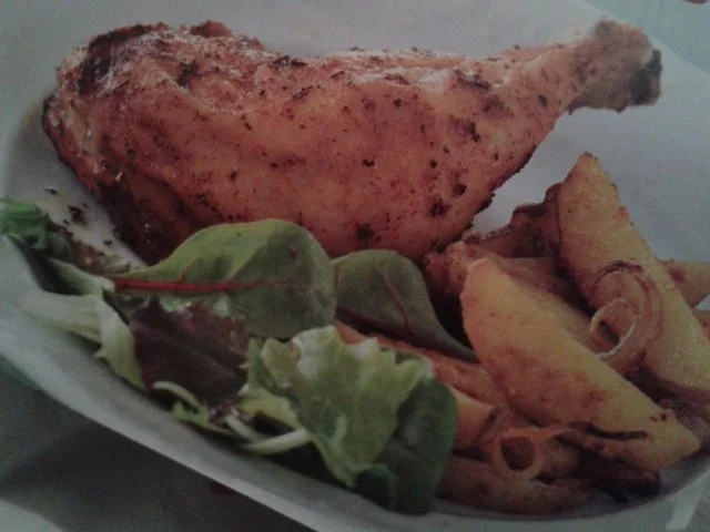 Rezept: Geflügelschenkel mit Gewürzwedges Geflügelschenkel mit Gewürzwedges - Rezept