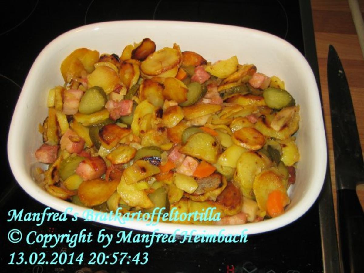 Kartoffeln – Manfred’s Bratkartoffeltortilla - Rezept - Bild Nr. 4
