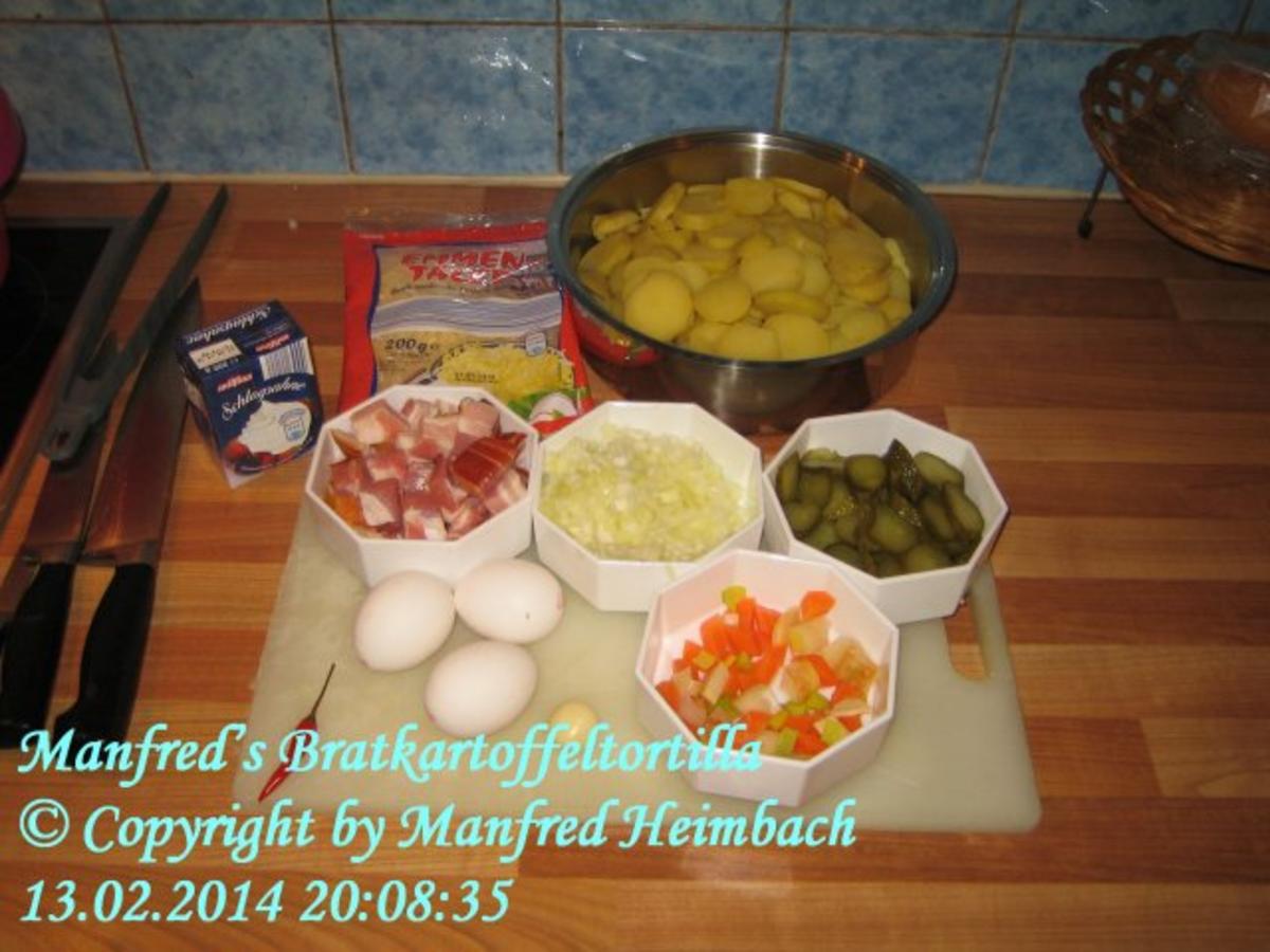Kartoffeln – Manfred’s Bratkartoffeltortilla - Rezept - Bild Nr. 8