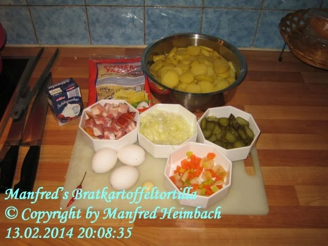 Kartoffeln – Manfred’s Bratkartoffeltortilla - Rezept - Bild Nr. 8