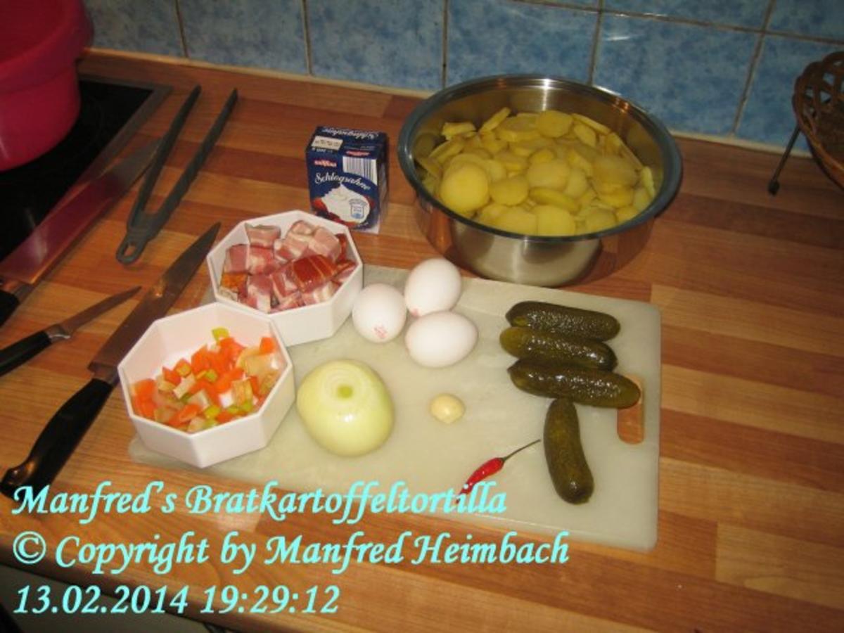Kartoffeln – Manfred’s Bratkartoffeltortilla - Rezept - Bild Nr. 9