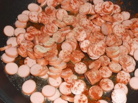 Rezept: Bunte Würstchen-Pfanne Bild Nr. 4 Bunte Würstchen-Pfanne - Rezept - Bild Nr. 4