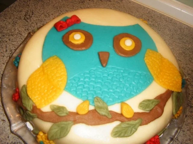 Eulen- Marzipantorte - Rezept