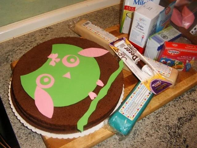 Eulen- Marzipantorte - Rezept - Bild Nr. 3