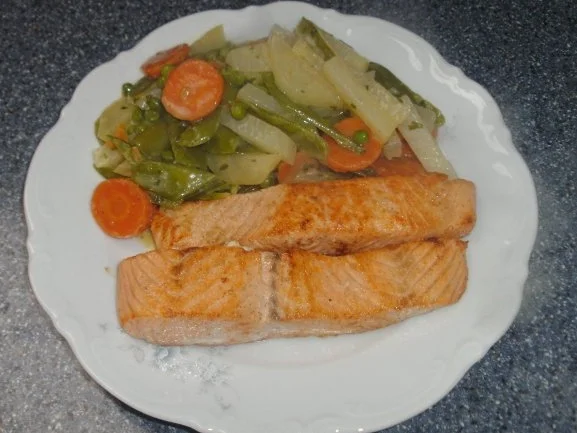 Fisch mit Rahmgemüse - Rezept - Bild Nr. 2